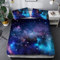 Galaxy Bedding Space Bedding Set Gift For Your Girlfriend Boyfriend Gift For Love Gift For Friend Best Valentine Present Holiday Gift