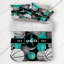 Girls or Boys Basketball Bedding SetsGift For Your Girlfriend Boyfriend Gift For Love Gift For Friend Best Valentine Present Holiday Gift
