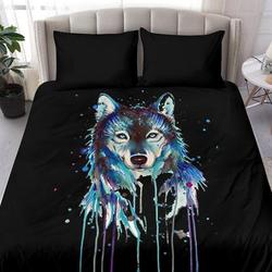 Wolf Bedding Set Gift For Your Girlfriend Boyfriend Gift For Love Gift For Friend Best Valentine Present Holiday Gift