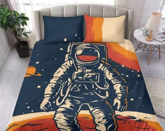 Astronaut Bedding Set Gift For Your Girlfriend Boyfriend Gift For Love Gift For Friend Best Valentine Present Holiday Gift