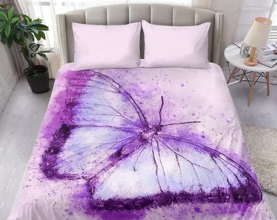 Butterfly Bedding Set Gift For Your Girlfriend Boyfriend Gift For Love Gift For Friend Best Valentine Present Holiday Gift