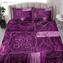 Floral Purple Bedding Set Gift For Your Girlfriend Boyfriend Gift For Love Gift For Friend Best Valentine Present Holiday Gift