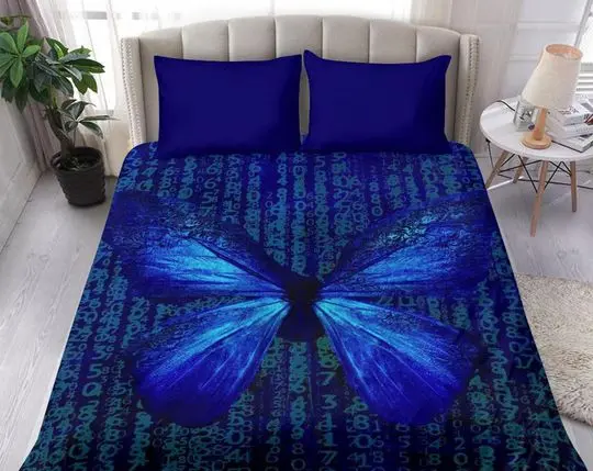 Butterfly Bedding Set Gift For Your Girlfriend Boyfriend Gift For Love Gift For Friend Best Valentine Present Holiday Gift