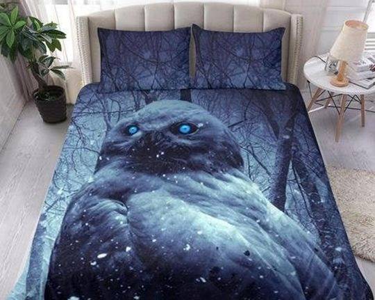 Owl Bird Bedding Set Gift For Your Girlfriend Boyfriend Gift For Love Gift For Friend Best Valentine Present Holiday Gift