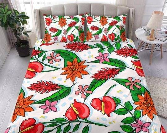 Floral Bedding Set Gift For Your Girlfriend Boyfriend Gift For Love Gift For Friend Best Valentine Present Holiday Gift