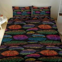 Boho Feathers Bedding Set Gift For Your Girlfriend Boyfriend Gift For Love Gift For Friend Best Valentine Present Holiday Gift