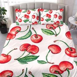 Cherry Bedding Set Gift For Your Girlfriend Boyfriend Gift For Love Gift For Friend Best Valentine Present Holiday Gift