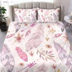 Boho Feathers Bedding Set Gift For Your Girlfriend Boyfriend Gift For Love Gift For Friend Best Valentine Present Holiday Gift