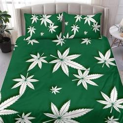 Cannabis Bedding SetBedding Set Gift For Your Girlfriend Boyfriend Gift For Love Gift For Friend Best Valentine Present Holiday Gift