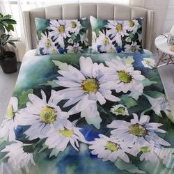 Asters Flowers Bedding Set Gift For Your Girlfriend Boyfriend Gift For Love Gift For Friend Best Valentine Present Holiday Gift
