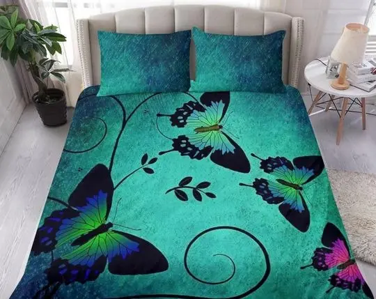 Butterfly Bedding Set Gift For Your Girlfriend Boyfriend Gift For Love Gift For Friend Best Valentine Present Holiday Gift