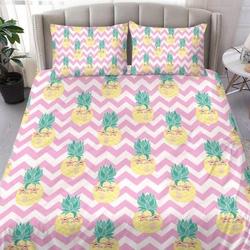Pineapple Bedding Set Gift For Your Girlfriend Boyfriend Gift For Love Gift For Friend Best Valentine Present Holiday Gift