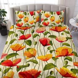 Flowers Bedding Set Gift For Your Girlfriend Boyfriend Gift For Love Gift For Friend Best Valentine Present Holiday Gift