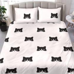 Black Cat Bedding Set Gift For Your Girlfriend Boyfriend Gift For Love Gift For Friend Best Valentine Present Holiday Gift