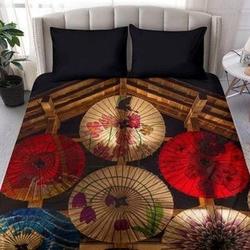 Japanese Umbrellas Bedding Set Gift For Your Girlfriend Boyfriend Gift For Love Gift For Friend Best Valentine Present Holiday Gift
