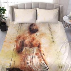 Abstract Girl Bedding Set Gift For Your Girlfriend Boyfriend Gift For Love Gift For Friend Best Valentine Present Holiday Gift