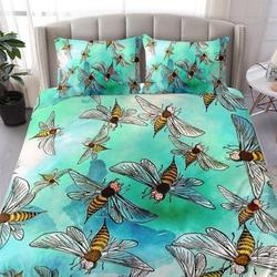 Bee Bedding Set Gift For Your Girlfriend Boyfriend Gift For Love Gift For Friend Best Valentine Present Holiday Gift