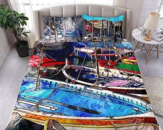 Harbor Bedding Set Gift For Your Girlfriend Boyfriend Gift For Love Gift For Friend Best Valentine Present Holiday Gift