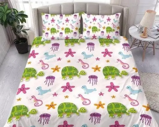 Sea Animals Bedding Set Gift For Your Girlfriend Boyfriend Gift For Love Gift For Friend Best Valentine Present Holiday Gift