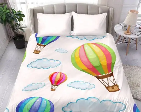 Balloons Bedding Set Gift For Your Girlfriend Boyfriend Gift For Love Gift For Friend Best Valentine Present Holiday Gift