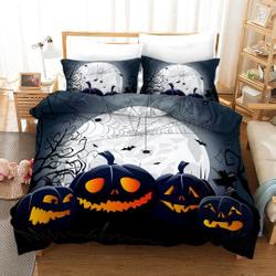 Happy Halloween Duvet Cover Bedding   Set Gift For Your Girlfriend Boyfriend Gift For Love Gift For Friend Best Valentine Present Holiday Gift