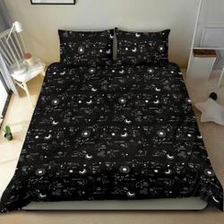 Gothic Bedding Astral Zodiac Stars and Constellations  Set Gothic BeddingGift For Your Girlfriend Boyfriend Gift For Love Gift For Friend Best Valentine Present Holiday Gift
