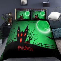 Halloween Bedding Pumpkin Duvet Cover Set Halloween Pumpkin Ghost Festival Themed Bedding Set Gift For Your Girlfriend Boyfriend Gift For Love Gift For Friend Best Valentine Present Holiday Gift