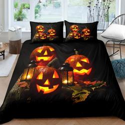 Halloween Queen Cartoon Pumpkin  Bedding Set Gift For Your Girlfriend Boyfriend Gift For Love Gift For Friend Best Valentine Present Holiday Gift