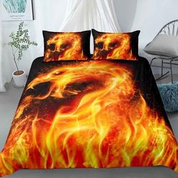 Flame dragon quilt,Duvet coverGift For Your Girlfriend Boyfriend Gift For Love Gift For Friend Best Valentine Present Holiday Gift
