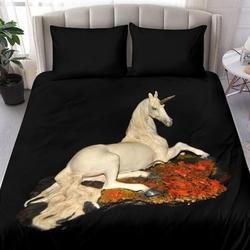 Unicorn Duvet Cover and pillow Covers  - Fantasy Bedding Set Gift For Your Girlfriend Boyfriend Gift For Love Gift For Friend Best Valentine Present Holiday Gift