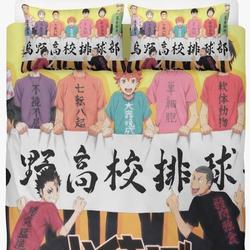 Haikyuu Duvet, Team Karasuno, anime Bedding Set Gift For Your Girlfriend Boyfriend Gift For Love Gift For Friend Best Valentine Present Holiday Gift