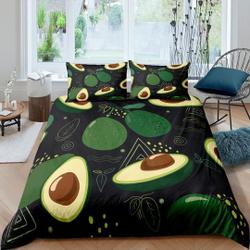 Avocado Fruit Style Kawaii Bedding Set Gift For Your Girlfriend Boyfriend Gift For Love Gift For Friend Best Valentine Present Holiday Gift