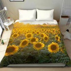 Sunflower Flower Bedding Set Gift For Your Girlfriend Boyfriend Gift For Love Gift For Friend Best Valentine Present Holiday Gift