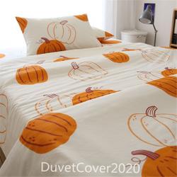 Duvet Covers Customized Size,100% Cotton Pumpkin Bedding Set Gift For Your Girlfriend Boyfriend Gift For Love Gift For Friend Best Valentine Present Holiday Gift