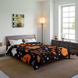 Halloween Scary Cat Comforter Bedding Set Gift For Your Girlfriend Boyfriend Gift For Love Gift For Friend Best Valentine Present Holiday Gift