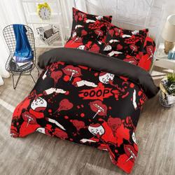 Goth Duvet set with matching Bedding Set Gift For Your Girlfriend Boyfriend Gift For Love Gift For Friend Best Valentine Present Holiday Gift