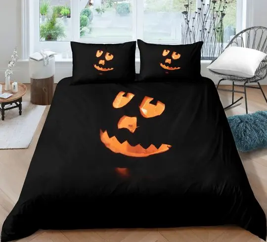 Halloween Bedding Set Gift For Your Girlfriend Boyfriend Gift For Love Gift For Friend Best Valentine Present Holiday Gift