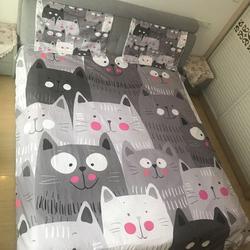 Cat Comforter Cover Pet Cats Pattern Bedding Set Gift For Your Girlfriend Boyfriend Gift For Love Gift For Friend Best Valentine Present Holiday Gift