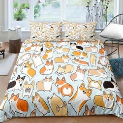 Cat Duvet Cover Queen, Cute Cartoon Cat Bedding Set Gift For Your Girlfriend Boyfriend Gift For Love Gift For Friend Best Valentine Present Holiday Gift