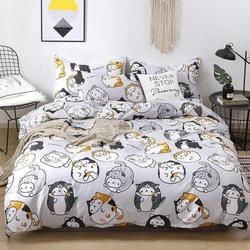 Kawaii Cat | Kawaii Cat Duvet Bedding Set Gift For Your Girlfriend Boyfriend Gift For Love Gift For Friend Best Valentine Present Holiday Gift