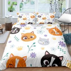 Cat Duvet Bedding Set Gift For Your Girlfriend Boyfriend Gift For Love Gift For Friend Best Valentine Present Holiday Gift