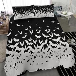 Gothic Bedding Set - Swarming Bats Bedding, Goth BeddingGift For Your Girlfriend Boyfriend Gift For Love Gift For Friend Best Valentine Present Holiday Gift