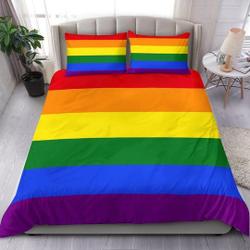 LGBT Duvet Cover and pillow Covers  - LGBT Bedding Set Gift For Your Girlfriend Boyfriend Gift For Love Gift For Friend Best Valentine Present Holiday Gift