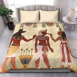 Ancient Egypt Duvet Cover and pillow Covers  - Ancient Egypt Bedding Set Gift For Your Girlfriend Boyfriend Gift For Love Gift For Friend Best Valentine Present Holiday Gift