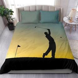 Golf Sport Duvet Cover and pillow Covers  - Golfer Bedding Set Gift For Your Girlfriend Boyfriend Gift For Love Gift For Friend Best Valentine Present Holiday Gift