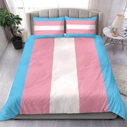 Transgender Duvet Cover and pillow Covers  - Transgender Bedding Set Gift For Your Girlfriend Boyfriend Gift For Love Gift For Friend Best Valentine Present Holiday Gift