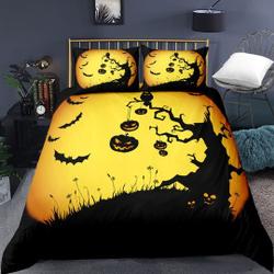 Halloween Duvet Cover Set King  Cute Pumpkin ComforterGift For Your Girlfriend Boyfriend Gift For Love Gift For Friend Best Valentine Present Holiday Gift