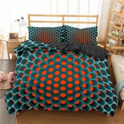 3D King Bedding Set Geometric Patterns Printed Softly Bedding Set Gift For Your Girlfriend Boyfriend Gift For Love Gift For Friend Best Valentine Present Holiday Gift