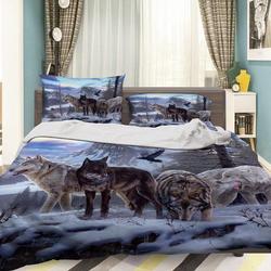 3D Snow Wolf MM267 Duvet Cover Bedding Set Quilt Cover Quilt Duvet CoverGift For Your Girlfriend Boyfriend Gift For Love Gift For Friend Best Valentine Present Holiday Gift