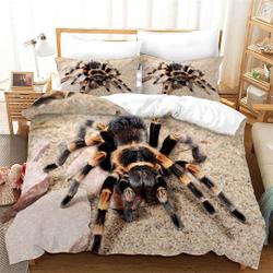 3D Spider Duvet Covers Set, Desert Quilt Cover, Giant Bedding Set Gift For Your Girlfriend Boyfriend Gift For Love Gift For Friend Best Valentine Present Holiday Gift